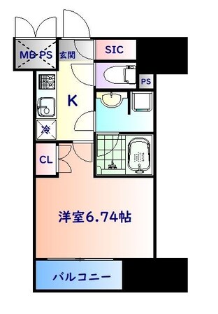 勾当台公園駅 徒歩6分 10階の物件間取画像